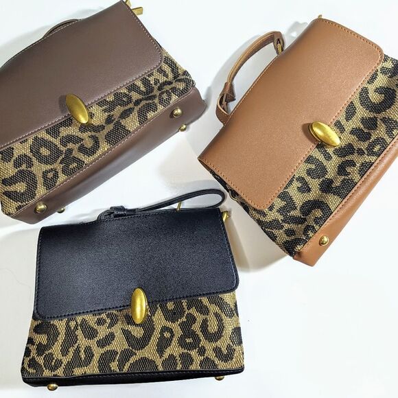 2/$30 Ladies Leopard Ladies Fashionable Purse - Picture 2 of 16